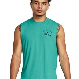 UNDER ARMOUR Project Rock Show Me Relaxed Fit Round Neck T-Shirts-image-6