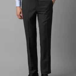 Louis Philippe Men Regular Fit Trousers-image-36