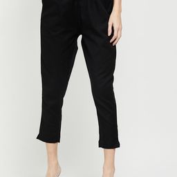 Max Women Black Trousers-picture-21