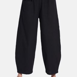 GRASS by Gitika Goyal Women Black Cocoon Trousers-38