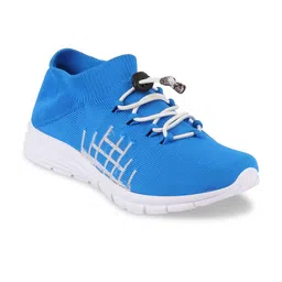 FAUSTO Men Blue Mesh Walking Shoes-picture-13