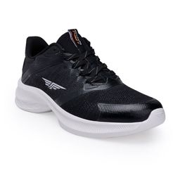 Red Tape Men Black Textile Walking Shoes-picture-11