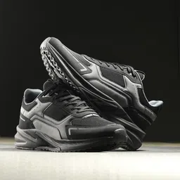 HRX by Hrithik Roshan Men Black FIGHTER Lace Up Running Shoes-12