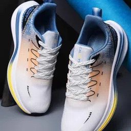 Calcetto Men Lace Up Mesh Running Shoes-picture-20