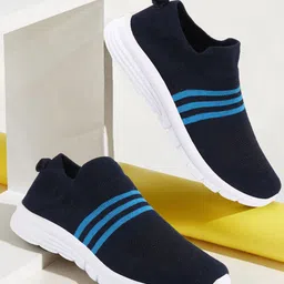 FAUSTO Men Blue Walking Non-Marking Shoes-picture-34
