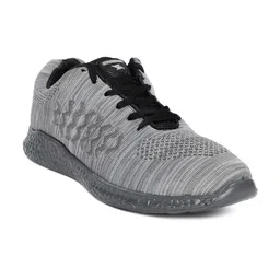 Paragon Men Grey Woven Design Trekking Shoes-image-12