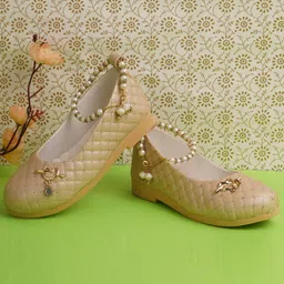 BAESD Girls Embellished Party Anti Slip Sole Ballerinas-45