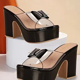 Denill Party High-Top Platform Heels With Bows-40