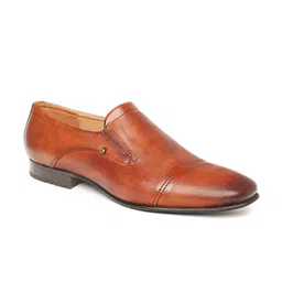 Ruosh Men Textured Leather Formal Loafers-image-20