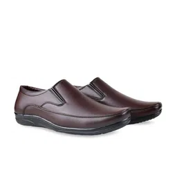 HikBi Men Leather Formal Slip-On Shoes-picture-46