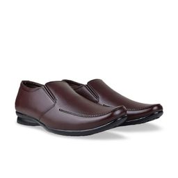 HikBi Men Leather Formal Slip-On Shoes-image-25