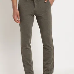 Turtle Men Relaxed Skinny Fit Trousers-image-71