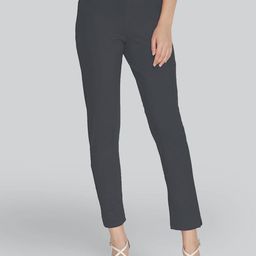 LYRA Original Women Mid Rise Plain Knitted Cotton Cropped Trousers-picture-40