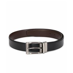 thickskin Men Black & Brown Textured Reversible Formal Belt-image-66