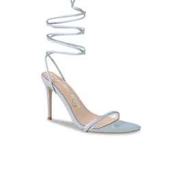 London Rag Blue Solid Party Stiletto Gladiators-18