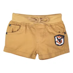 MeeMee Boys Beige Regular Shorts-image-44
