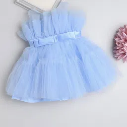 The Magic Wand Girls Round Neck Gathered Fit & Flare Dress-image-33