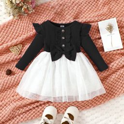 BAESD Girls Bow Detail Fit & Flare Dress-picture-12
