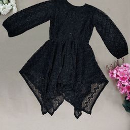SILK SPARROW Lace Fit & Flare Dress-image-40