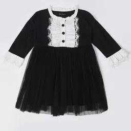Bella Moda Girls Self Design Fit & Flare Dress-picture-53