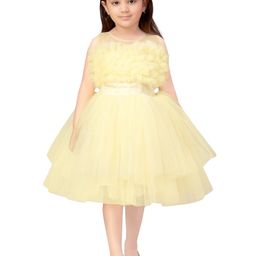 BAESD Girls Round Neck Sleeveless Fit & Flare Dress-image-46