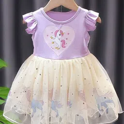 YK Flutter Sleeve Fit & Flare Dress-11