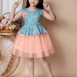 KAARIGARI Floral Fit & Flare Dress-39