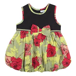 BAESD Girls Floral Printed Cotton Fit & Flare Dress-image-33