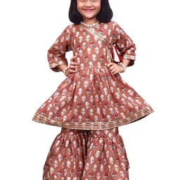 BAESD Girls Floral Printed A-Line kurta With Palazzo-image-71