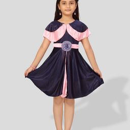 BAESD Girls Fit & Flare Silk Dress-picture-53