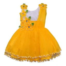 Wish Karo Girls Embellished Sleeveless Net Fit & Flare Dress-image-70
