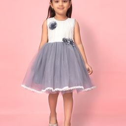 Muhuratam Striped Fit & Flare Dress-picture-10