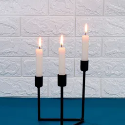 MODEFE Black Metal Candle Holder-image-73