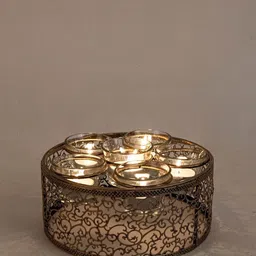 Fabindia Bronze Candle Holder-picture-15