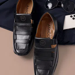 AMICO Men Ethnic Shoe-Style Sandals-image-40