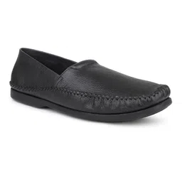 ATESBER by Inc.5 Men Textured Leather Loafers-image-52