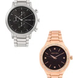 JOKER & WITCH Set Of 2 Analogue Couple Watches-54