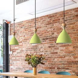 Homesake Green Metal Contemporary Ceiling Lamp-25