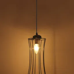 Devansh Black Iron hanging lamp-40