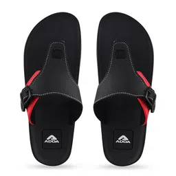 Adda Men T-Straps Rubber Thong Flip-Flops-image-90