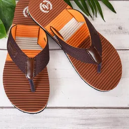 Ajanta Men Striped Thong Flip-Flops-picture-36