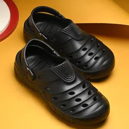 HRX by Hrithik Roshan Men Black Croslite Clogs-picture-48
