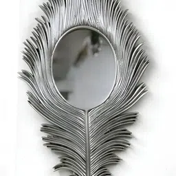 VAS collection home Ethnic Motifs Grey Textured  Wooden Wall Mirrors-24