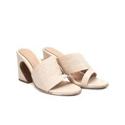 HEEL YOUR SOLE Open Toe Leather Block Heels-20