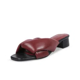 Hidesign LILLE Leather Open Toe Block Heels-45
