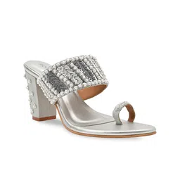 Rocia Embellished Open Toe Block Heels-17