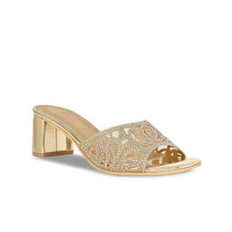 Rocia Embellished Block Heels-43