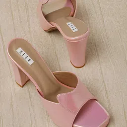ELLE Pink Party Block Sandals-picture-51