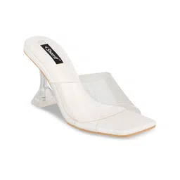 Sherrif Shoes White Block Sandals image 2