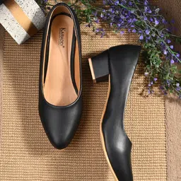 KARADDI Lightweight Block Heel Pumps-43
